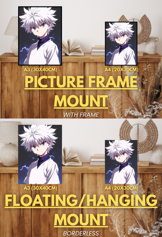 Hunter’s Legacy Series - 001 (Killua-Inspired) | Premium Anime Metal Print — For True Collectors