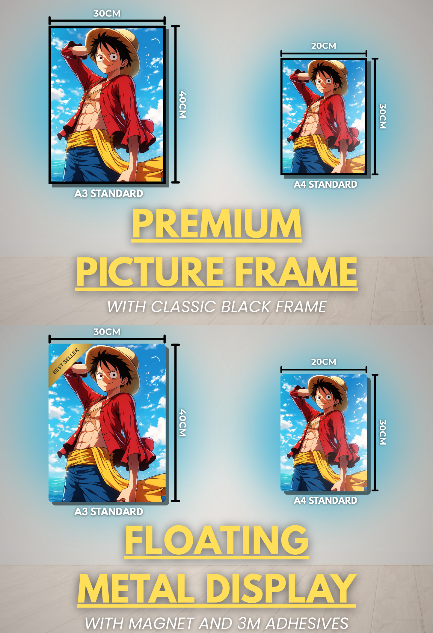 Pirate King Series LUF - 001 Metal Print