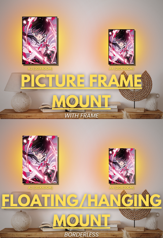 002 (Kanao - Inspired)| Premium Anime Metal Print — For True Collectors