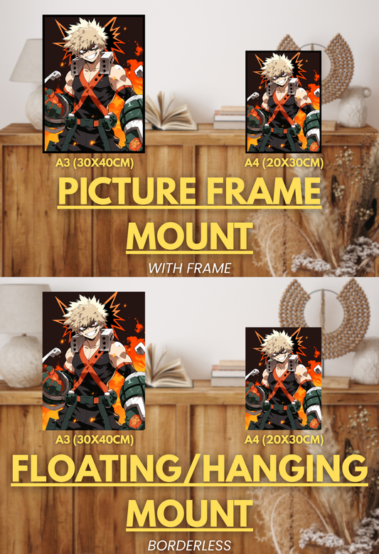 Symbol of Hope Series - 002 (Katsuki-Inspired) | Premium Anime Metal Print — For True Collectors