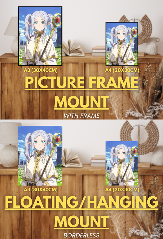 Beyond Eternity Series - 001 (Frieren-Inspired) | Premium Anime Metal Print — For True Collectors
